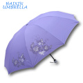 Atacado Manual Aberto Ao Ar Livre Unbrella Alta Qualidade Presente Relativo À Promoção Bonito Guarda-chuva 3 Dobre para a Senhora Feito na China